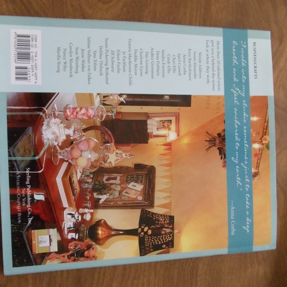 NWT Where Women Create Hardcover Book by Jo Packham 20 artists behind the scenes - Picture 3 of 3